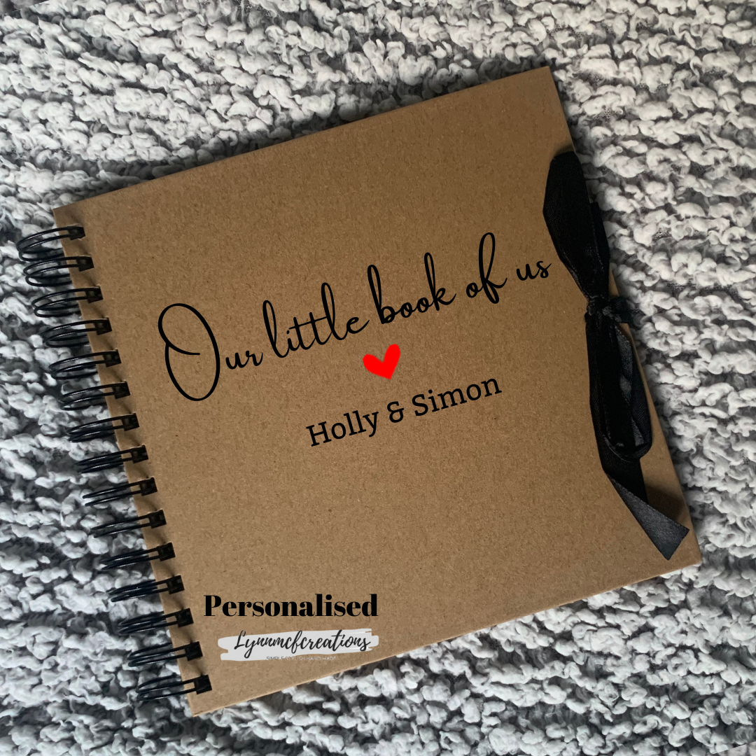 Our Little Book of Us Scrap Book - Personalised