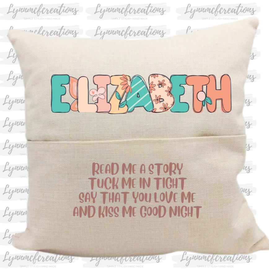 Book Cushion Cover ONLY - Butterfly Style