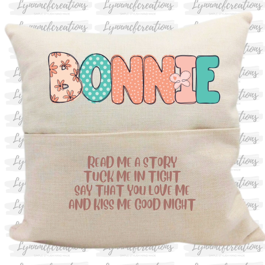 Book Cushion - Butterfly Style with cushion insert